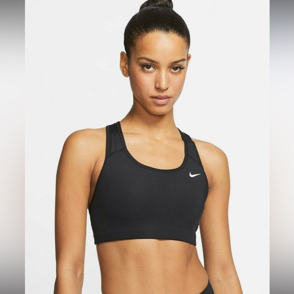 Nike Swoosh Med Support Dri-Fit Non-Padded Sports Training Bra Size Large